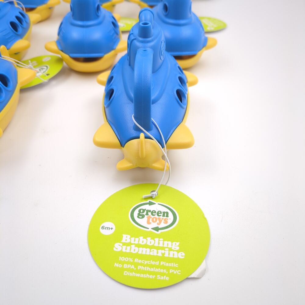 Green Toys Bubbling Submarine Lot of 8 Bath Toys Eco Friendly USA Made NWT - Picture 3 of 9